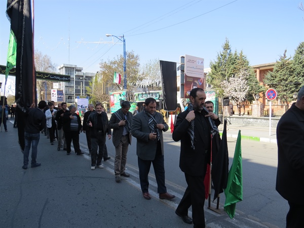 مراسم عزاداری و راهپیمایی به مناسبت شهادت بانوی دو عالم حضرت فاطمه زهرا (س)