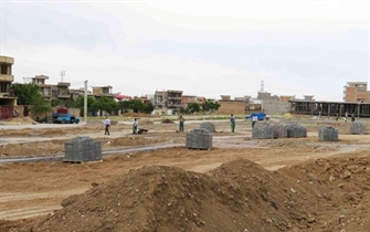 عملیات احداث پارک فلاح توسط سازمان پارک ها و فضای سبز شهرداری ارومیه