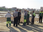 بازدید مدیرعامل سازمان پارک ها و فضای سبز شهرداری ارومیه از روند فعالیت های احداث پارک فلاح