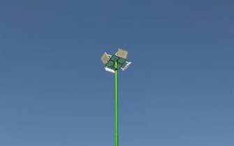 سیستم روشنایی پارک در دست احداث دیگاله نصب شد